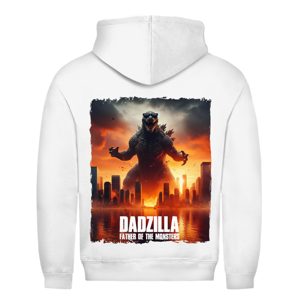 Hoodie Männer-Rückendruck Dadzilla