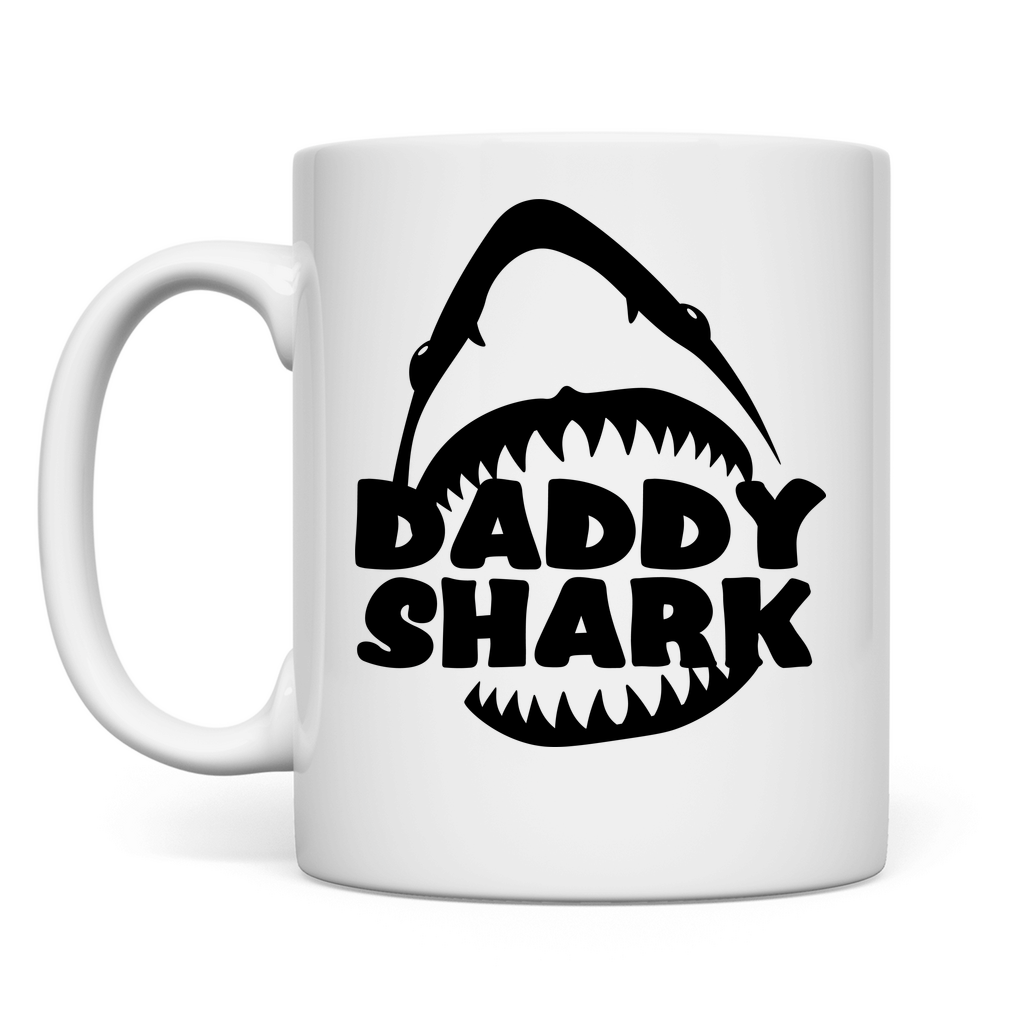 Daddy Shark Tasse – Lustiges Geschenk für coole Papas