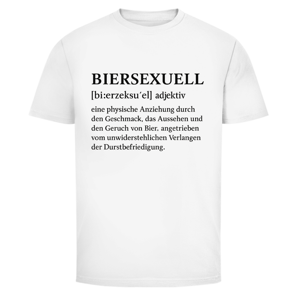 T-Shirt Männer- Biersexuell