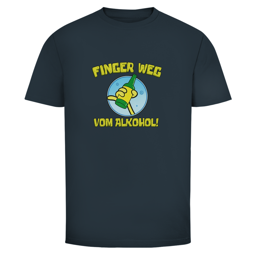T-Shirt Männer – Finger weg vom Alkohol