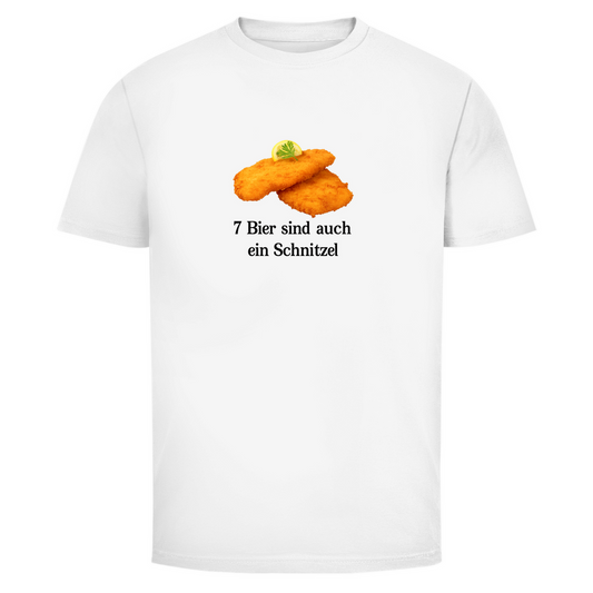 7 Bier sind auch ein Schnitzel | Unisex T-Shirt