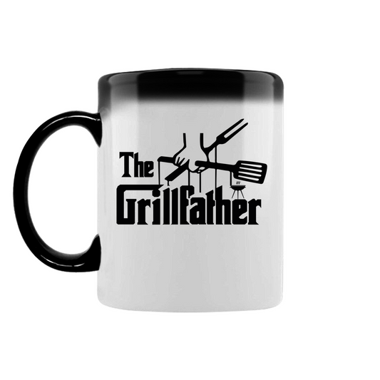 The Grillfather Magic-Tasse – Lustiges Vatertagsgeschenk für Grillmeister