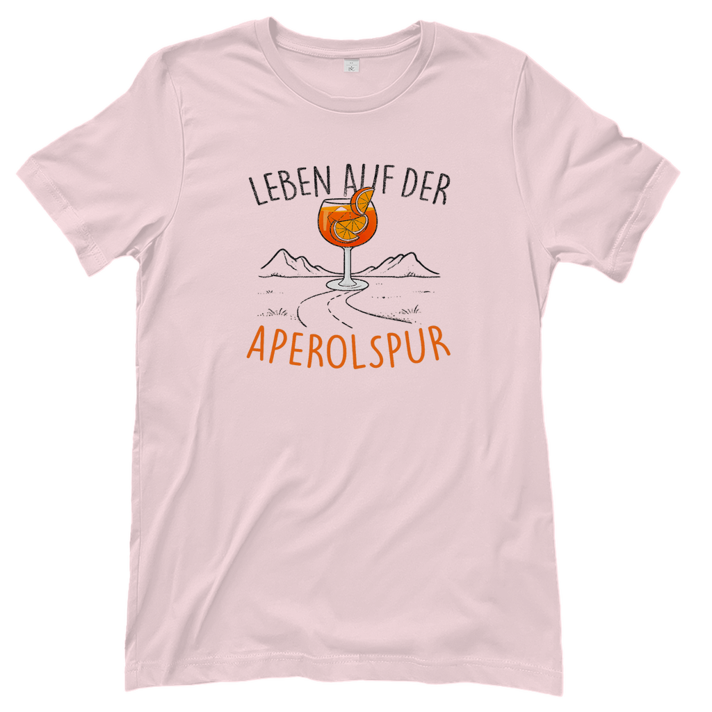 T-Shirt Frauen - Aperolspur