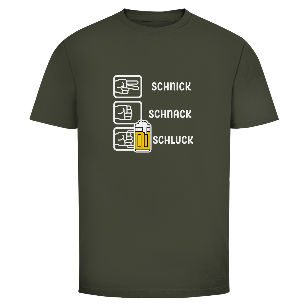 Männer T-Shirt – Schnick Schnack Schluck