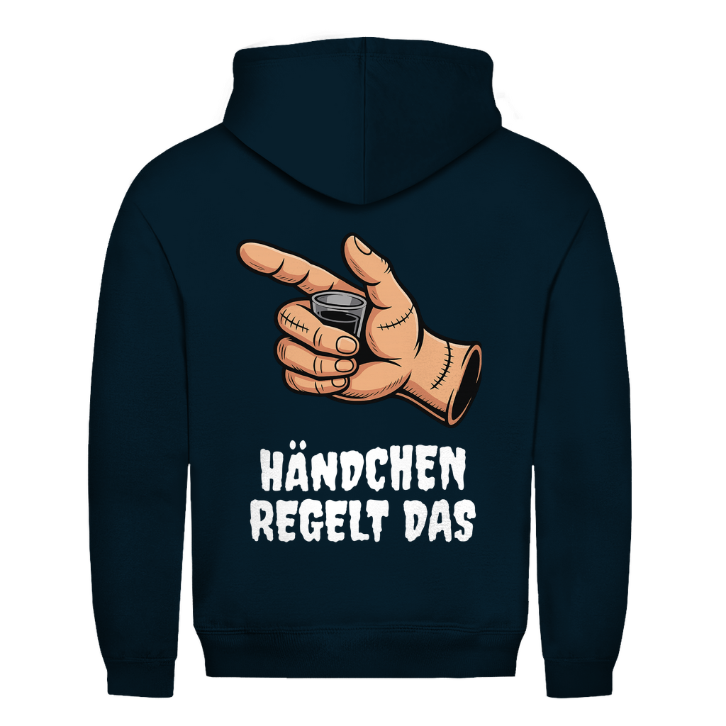Händchen regelt das Rückendruck | Unisex Hoodie