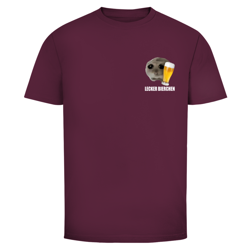 T-Shirt Männer– Lecker Bierchen meme Minimaslistisch