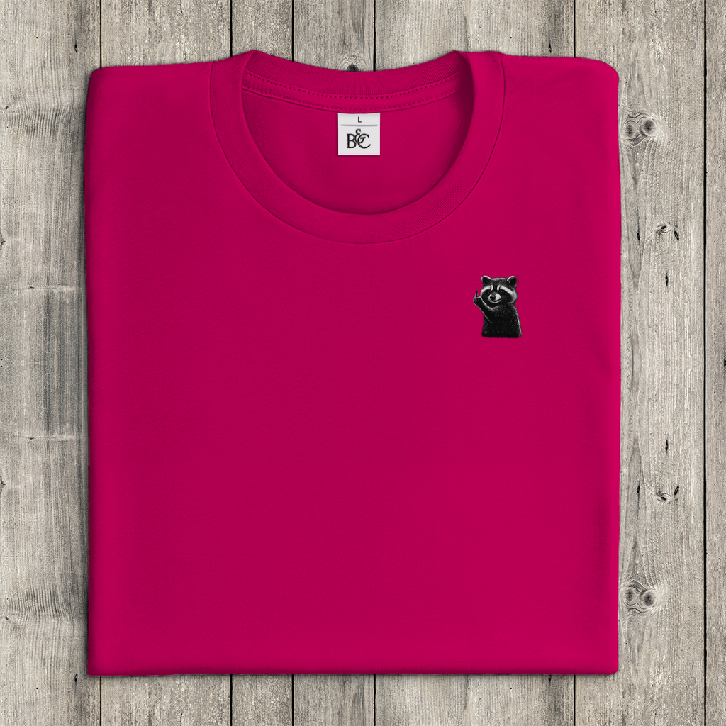 T-Shirt Frauen- Lustiger Waschbär