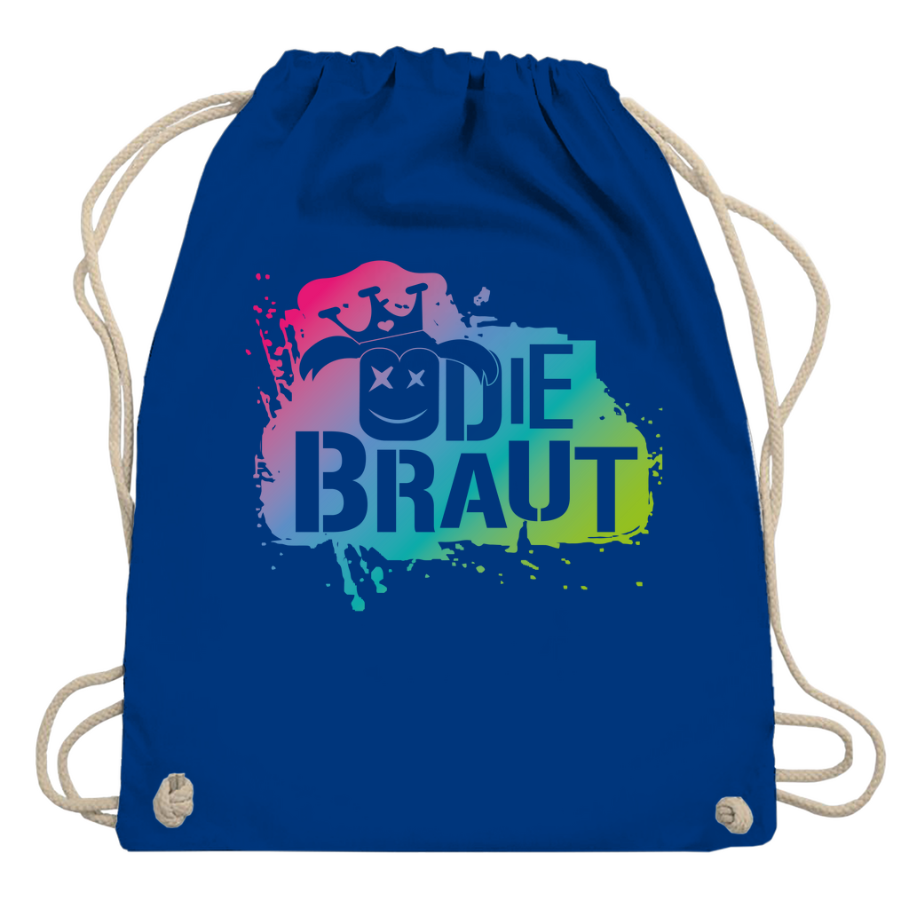 Turnbeutel | Die Braut – Farbexplosion mit Krone