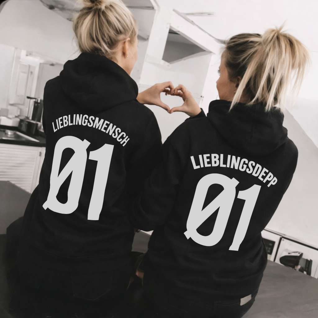 Lieblingsmensch 01 & Lieblingsdepp 01 x Beste Freunde Hoodie Bundle
