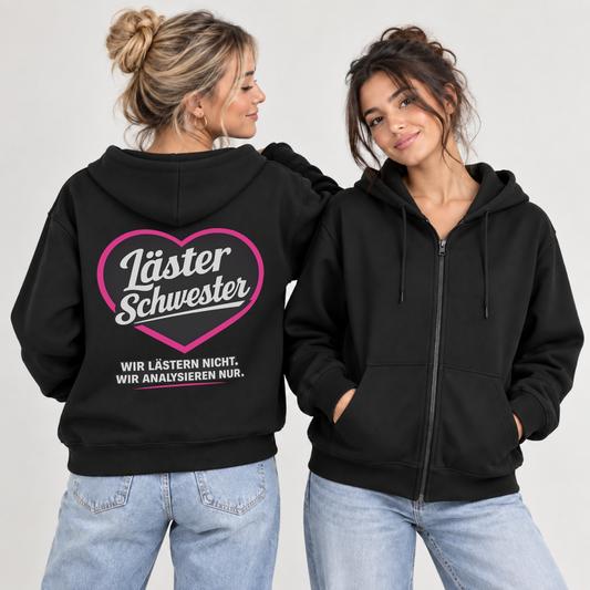 Läster Schwester Premium Zipper Bundle für beste Freundinnen