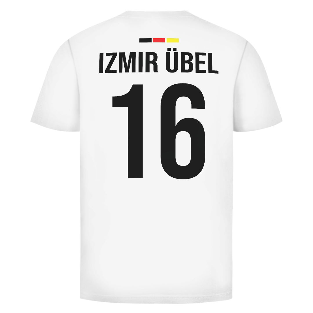 Izmir Übel Deutschland Fan Edition beidseitig | Unisex T-Shirt