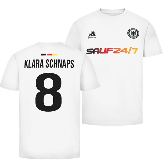 Klara Schnaps Deutschland Fan Edition beidseitig | Unisex T-Shirt