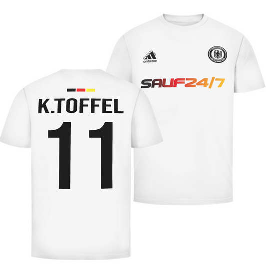 K.Toffel Deutschland Fan Edition beidseitig | Unisex T-Shirt