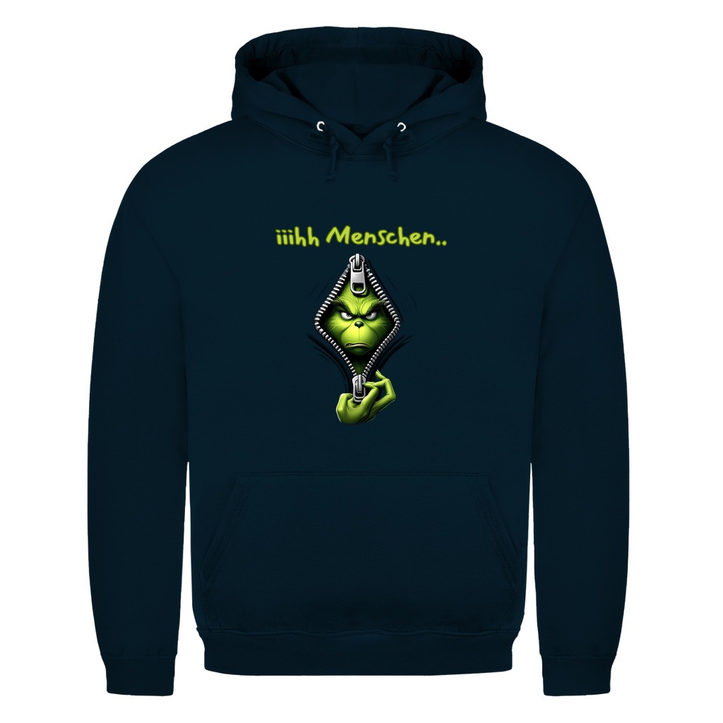 Grinch Menschen Hoodie in Navy