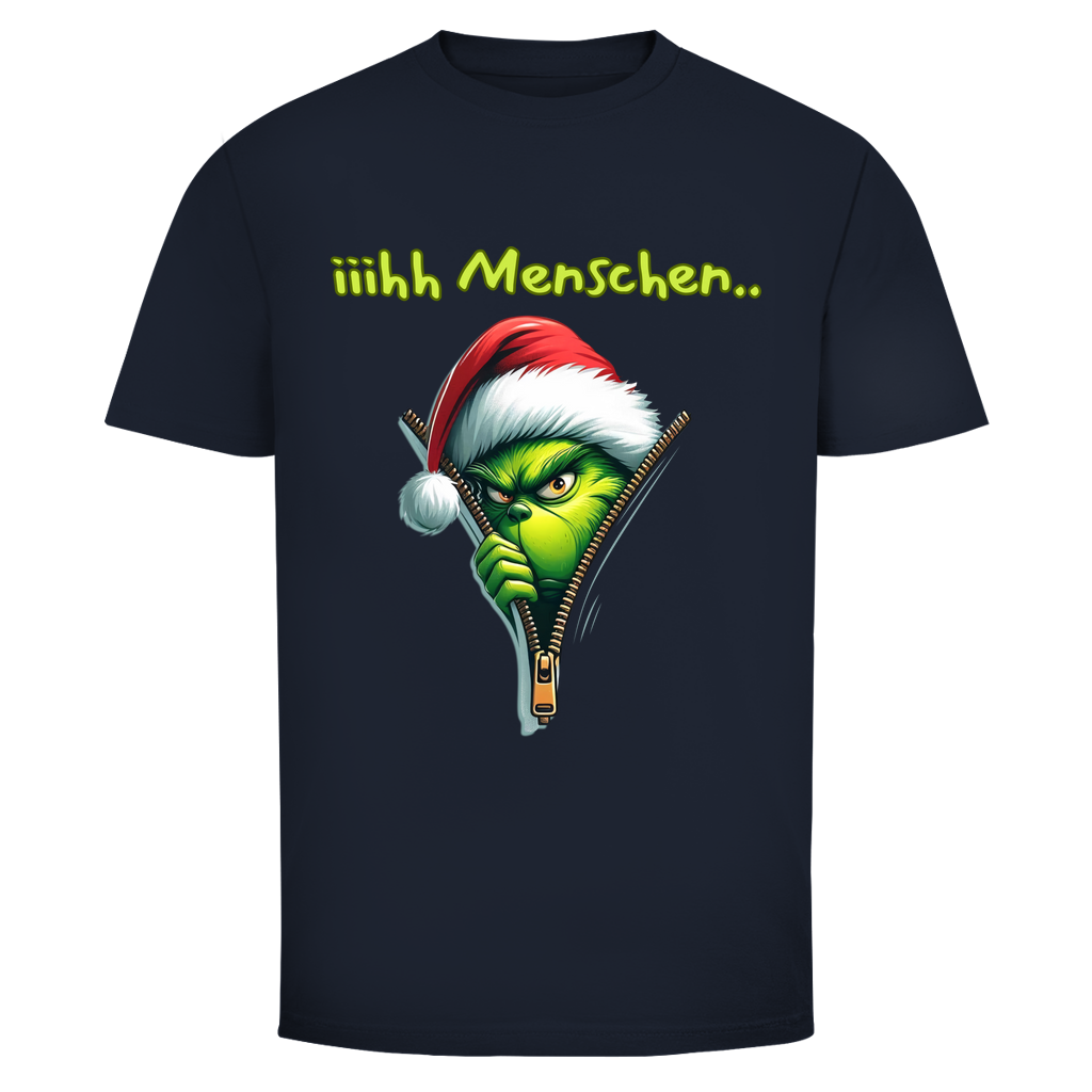 Grinch Menschen 2.0 | Unisex T-Shirt — Navy